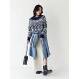 【WEB限定】オフショルジャカードニット | Ungrid | 詳細画像12 