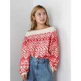 【WEB限定】オフショルジャカードニット | Ungrid | 詳細画像15 