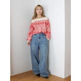 【WEB限定】オフショルジャカードニット | Ungrid | 詳細画像18 