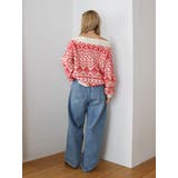 【WEB限定】オフショルジャカードニット | Ungrid | 詳細画像20 