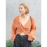 オレンジ | 2wayデザインシャギーニット | Ungrid