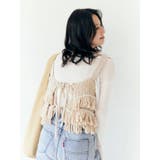 マルチウェイフリンジデザインニットビスチェ | Ungrid | 詳細画像24 