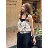 マルチウェイフリンジデザインニットビスチェ | Ungrid | 詳細画像33 