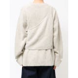 【Htage】フォックス混ビスチェレイヤードニット | Ungrid | 詳細画像10 