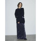 【Htage】フォックス混ビスチェレイヤードニット | Ungrid | 詳細画像6 