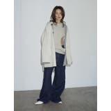 ライトグレー | 【Htage】フォックス混ビスチェレイヤードニット | Ungrid