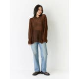 アルパカ混透かし編みニット | Ungrid | 詳細画像15 