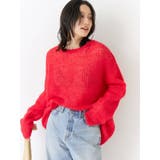 アルパカ混透かし編みニット | Ungrid | 詳細画像2 