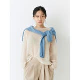 アルパカ混透かし編みニット | Ungrid | 詳細画像3 