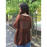 アルパカ混透かし編みニット | Ungrid | 詳細画像35 