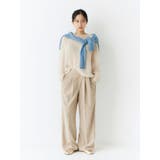 アルパカ混透かし編みニット | Ungrid | 詳細画像4 