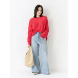 アルパカ混透かし編みニット | Ungrid | 詳細画像7 