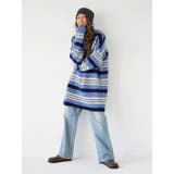 マルチボーダールーズニット | Ungrid | 詳細画像8 