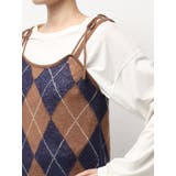 アーガイルニットキャミソール | Ungrid | 詳細画像30 