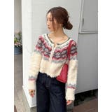 【WEB限定】求心柄ショートジップニット | Ungrid | 詳細画像13 