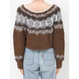 【WEB限定】求心柄ショートジップニット | Ungrid | 詳細画像20 