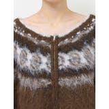 【WEB限定】求心柄ショートジップニット | Ungrid | 詳細画像21 