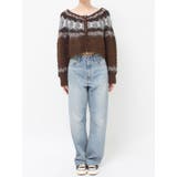 【WEB限定】求心柄ショートジップニット | Ungrid | 詳細画像26 