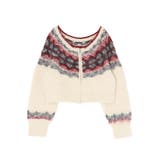 【WEB限定】求心柄ショートジップニット | Ungrid | 詳細画像30 