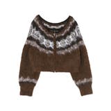 【WEB限定】求心柄ショートジップニット | Ungrid | 詳細画像32 