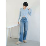 ボタンデザインニットカーディガン | Ungrid | 詳細画像15 