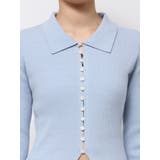 ボタンデザインニットカーディガン | Ungrid | 詳細画像39 