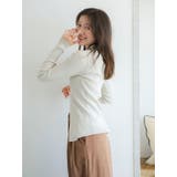 ボタンデザインニットカーディガン | Ungrid | 詳細画像7 