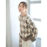 アーガイルルーズニット | Ungrid | 詳細画像13 