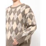 アーガイルルーズニット | Ungrid | 詳細画像37 