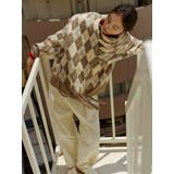 アーガイルルーズニット | Ungrid | 詳細画像4 