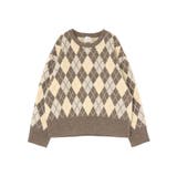 アーガイルルーズニット | Ungrid | 詳細画像47 