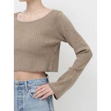 ボートネックショートニット | Ungrid | 詳細画像40 