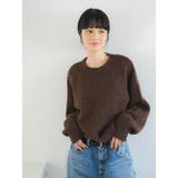 カラーモヘヤ混ルーズニット | Ungrid | 詳細画像11