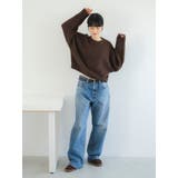 カラーモヘヤ混ルーズニット | Ungrid | 詳細画像14