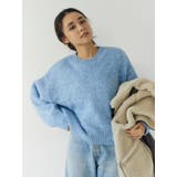 カラーモヘヤ混ルーズニット | Ungrid | 詳細画像3