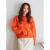 カラーモヘヤ混ルーズニット | Ungrid | 詳細画像33