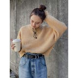 カラーモヘヤ混ルーズニット | Ungrid | 詳細画像6