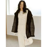 バックオープン透かし編みニット | Ungrid | 詳細画像3 