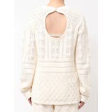 バックオープン透かし編みニット | Ungrid | 詳細画像35 