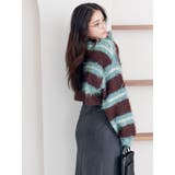 シャギーボーダールーズニット | Ungrid | 詳細画像12 