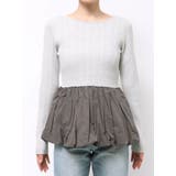 バルーンデザインバックオープンニット | Ungrid | 詳細画像32 