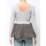 バルーンデザインバックオープンニット | Ungrid | 詳細画像34 