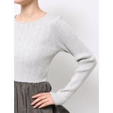 バルーンデザインバックオープンニット | Ungrid | 詳細画像36 