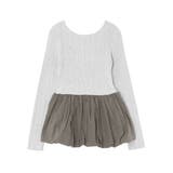 バルーンデザインバックオープンニット | Ungrid | 詳細画像45 