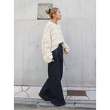 透かし編みデザインショートニット | Ungrid | 詳細画像12 