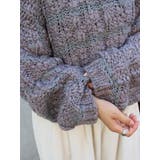 透かし編みデザインショートニット | Ungrid | 詳細画像17 