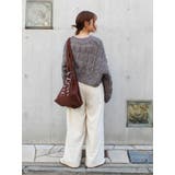 透かし編みデザインショートニット | Ungrid | 詳細画像20 