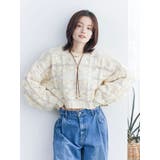 透かし編みデザインショートニット | Ungrid | 詳細画像3 