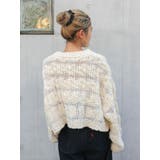 透かし編みデザインショートニット | Ungrid | 詳細画像9 