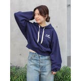 【WEB限定】ショートロゴプリントパーカー | Ungrid | 詳細画像17 